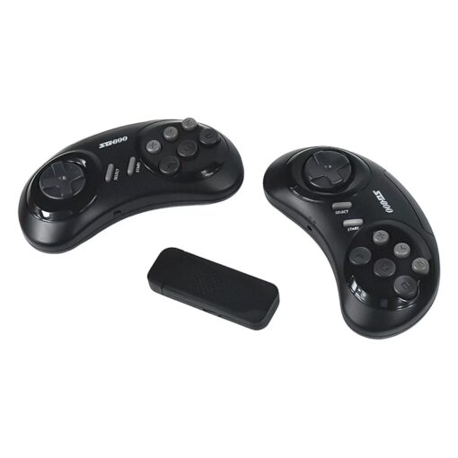 Consola Sega Sg800 Game Stick 4k 5000 Juegos 2 Controles - Negro