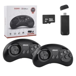 Consola Sega Sg800 Game Stick 4k 5000 Juegos 2 Controles - Negro - Imagen 3