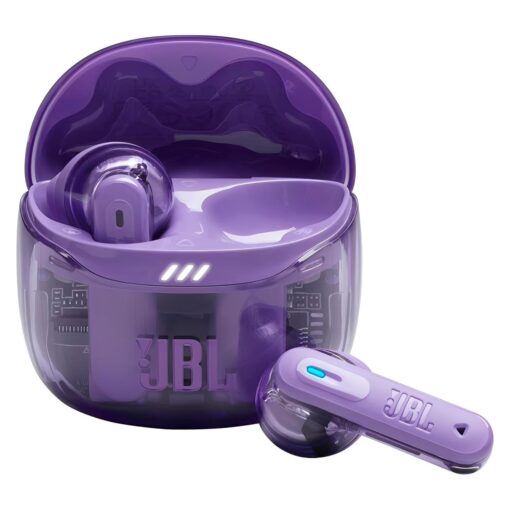 Auriculares Jbl Tune Flex 2 Ghost Edition Wireless - Morado