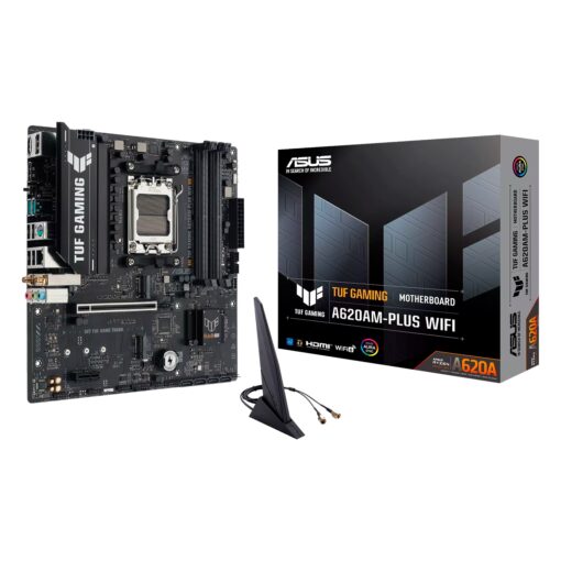 Placa Madre Asus Tuf Gaming A620am-plus Wifi Ddr5 Socket Amd Am5 Chipset A620 Micro Atx