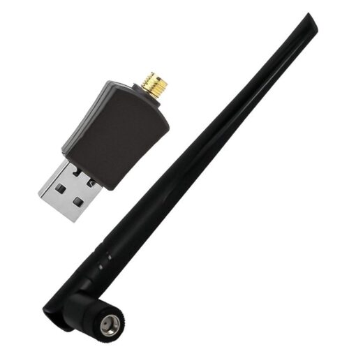 Adaptador Wifi Quanta Qtaa300 Usb 300mbps Antena - Negro