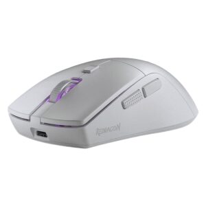 Mouse Gamer Redragon Azzmach Lite M618w-lit Rgb Chroma 12400 Dpi Inalámbrico - Blanco - Imagen 4