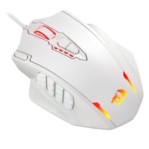 Mouse Gamer Redragon Impact Elite M913 Rgb 16000 Dpi Usb - Blanco - Imagen 2