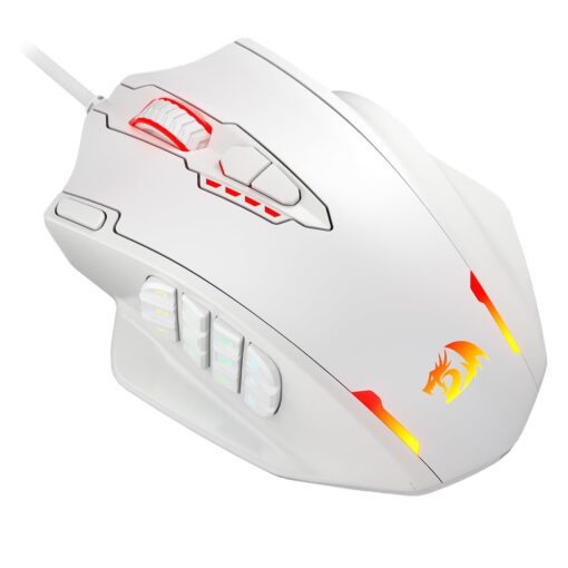 Alternative view of Mouse Gamer Redragon Impact Elite M913 Rgb 16000 Dpi Usb - Blanco