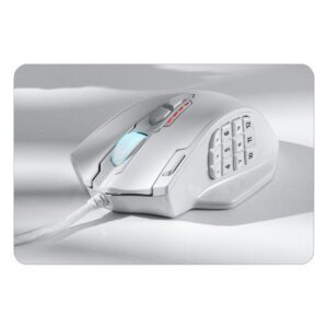 Mouse Gamer Redragon Impact Elite M913 Rgb 16000 Dpi Usb - Blanco - Imagen 4