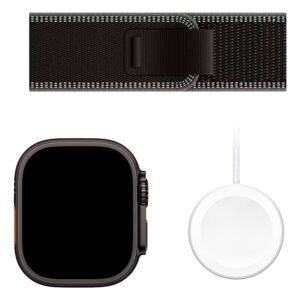 Apple Watch Ultra 3 Mf1d4lw/a Celular + Gps Caja Titanio Negro 49mm - Loop Trail Negro S/m - Imagen 3