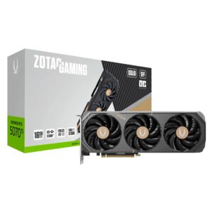 Tarjeta De Video Zotac Gaming Solid Sff Oc Nvidia Geforce Rtx-5070ti 16gb Gddr7 - Zt-b50710j3-10p