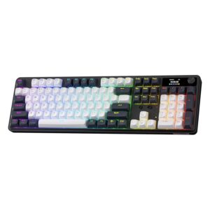 Teclado Gamer Redragon Wyvern K761 Pro K761wb Rgb Inalámbrico Lcd - Blanco Y Azul - Imagen 2