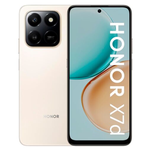 Smartphone Honor X7d 256gb 8gb Ram Dual Sim Nfc Pantalla 6.77" - Dorado