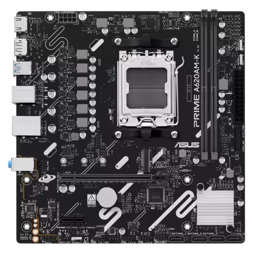 Alternative view of Placa Madre Asus Prime A620am-k Ddr5 Socket Am5 Chipset Amd A620 Micro Atx