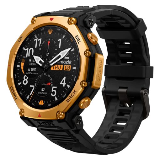 Smartwatch Amazfit T-rex 3 Pro A2549 44mm - Negro Y Dorado