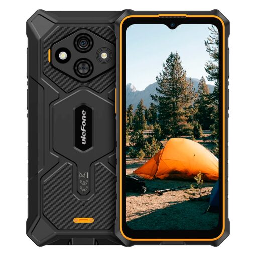 Smartphone Uleauriculares Rugking 3 Pro 128gb 8gb Ram Dual Sim Pantalla 6.56" - Naranja