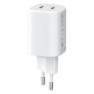 Cargador Para Tomada Xiaomi Mi 45w Nano Turbo Adapter 2 Puertas - Blanco