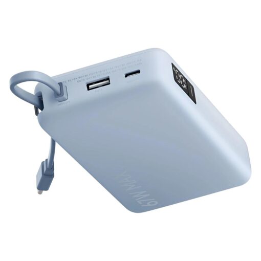 Alternative view of Cargador Portátil Xiaomi 67w 20000mah Con Cable Usb-c Bhr0808gl - Azul