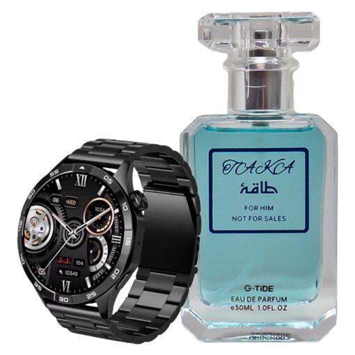 Smartwatch G-tide Watch Power Smartwacht Black + Taka Perfume