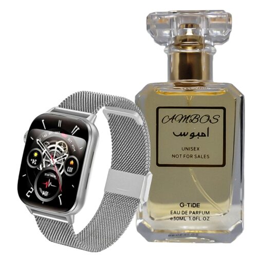 Smartwatch G-tide S6 Pro + Perfume Am Unisex - Plata