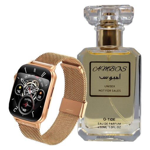 Smartwatch G-tide S6 Pro + Perfume Am Unisex - Dorado