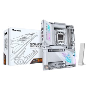 Placa Madre Gigabyte X870e Aorus Pro X3d Ice Ddr5 Socket Am5 Chipset Amd X870e Atx
