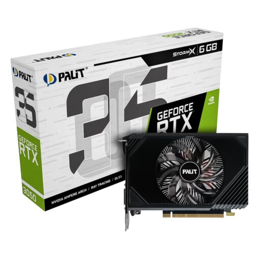 Placa De Video Palit Stormx Nvidia Geforce Rtx 3050 6gb Gddr6 - Ne63050018je-1072f