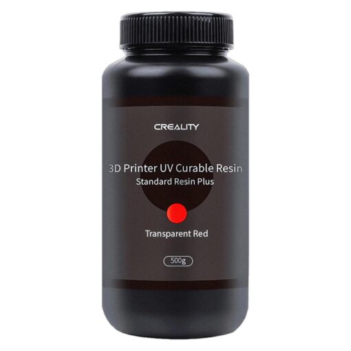 Resina Creality Standard Lcd Plus 500g Para Impresora 3d - Transparente Rojo
