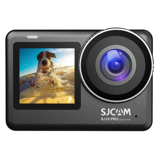 Camara De Acción Sjcam Sj10 Pro 4k Ultra Hd Wifi Pantalla Dupla - Negro