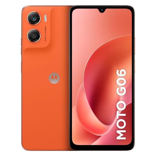 Smartphone Motorola Moto G06 Xt-2535-2 256gb 4gb Ram Dual Sim Pantalla 6.88" - Naranja