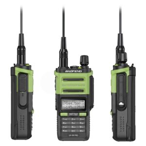 Radio Walk Talk Baofeng Uv-9r V1 Pro Dual Band Lcd - Negro Y Verde - Imagen 2