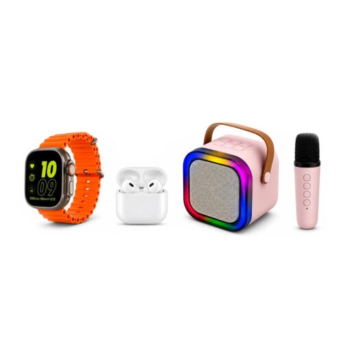 Alternative view of Reloj K15 KIT 49MM BT/FONE/SPEAKER Con Micrófono CELESTE-BEIGE