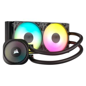 Water Cooler Para Procesador Corsair Nautilus 240 Rs Cw-9060092-ww Argb - Negro