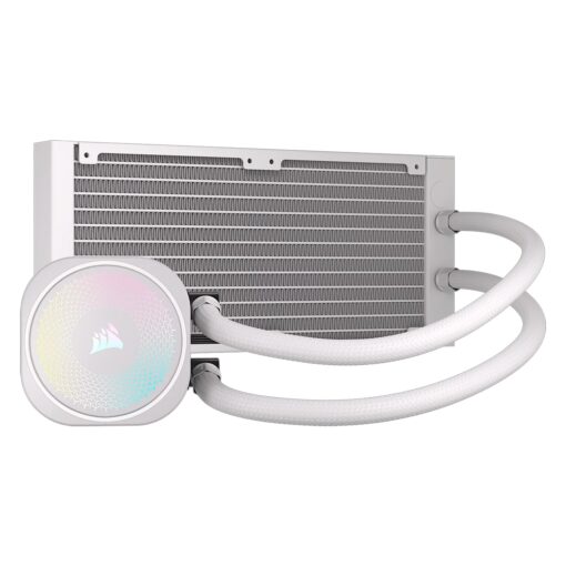 Alternative view of Water Cooler Para Procesador Corsair Nautilus 240 Rs Cw-9060094-ww Argb - Blanco