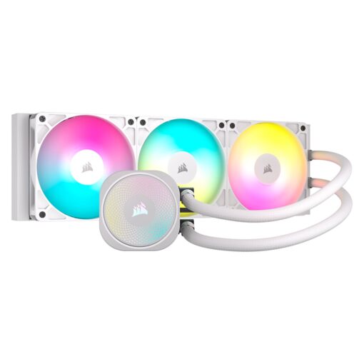 Water Cooler Para Procesador Corsair Nautilus 360 Rs Cw-9060095-ww Argb - Blanco