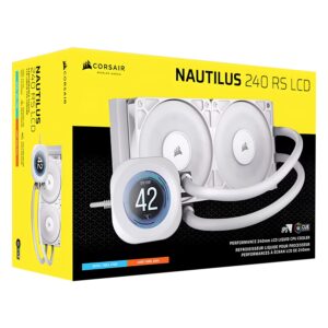 Water Cooler Para Procesador Corsair Nautilus 240 Rs Lcd Cw-9061032-ww - Blanco - Imagen 3