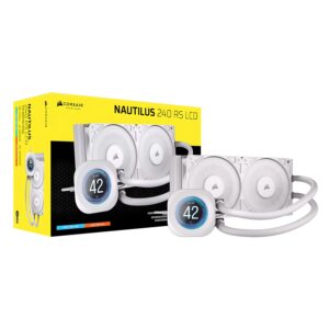 Water Cooler Para Procesador Corsair Nautilus 240 Rs Lcd Cw-9061032-ww - Blanco - Imagen 4