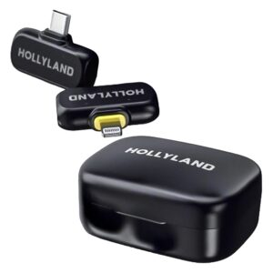 Micrófono Lapela Hollyland Lark A1 Mini Duo Lightning Para Smartphone Inalámbrico - Gris Espacial - Imagen 3