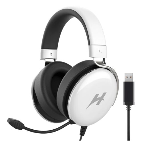 Headset Gamer Haylou Hexstorm G1 Hdg01 Usb - Blanco