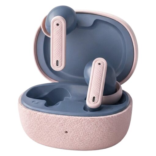 Auriculares Satellite Ae-6236 Wireless - Rosa Y Gris