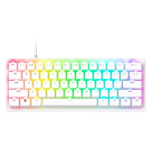 Teclado Gamer Razer Huntsman V3 Pro Mini Rz03-04991800-r3u1 Rgb Usb-c - Blanco