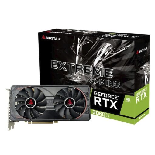 Tarjeta De Video Biostar Extrene Gaming Nvidia Geforce Rtx-3060ti 8gb Gddr6 - Vn3606tm82