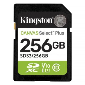 Tarjeta De Memoria Micro Sd Kingston Canvas Select Plus 256gb 100mbs - Sdcs3/256gb