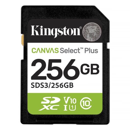 Tarjeta De Memoria Micro Sd Kingston Canvas Select Plus 256gb 100mbs - Sdcs3/256gb