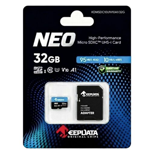 Alternative view of Tarjeta De Memoria Micro Sd Keepdata Neo 32gb 95mbs - Kdmsdc10u1v10a1-32g