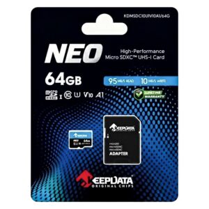 Tarjeta De Memoria Micro Sd Keepdata Neo 64gb 95mbs - Kdmsdc10u1v10a1-64g - Imagen 2