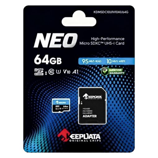 Alternative view of Tarjeta De Memoria Micro Sd Keepdata Neo 64gb 95mbs - Kdmsdc10u1v10a1-64g