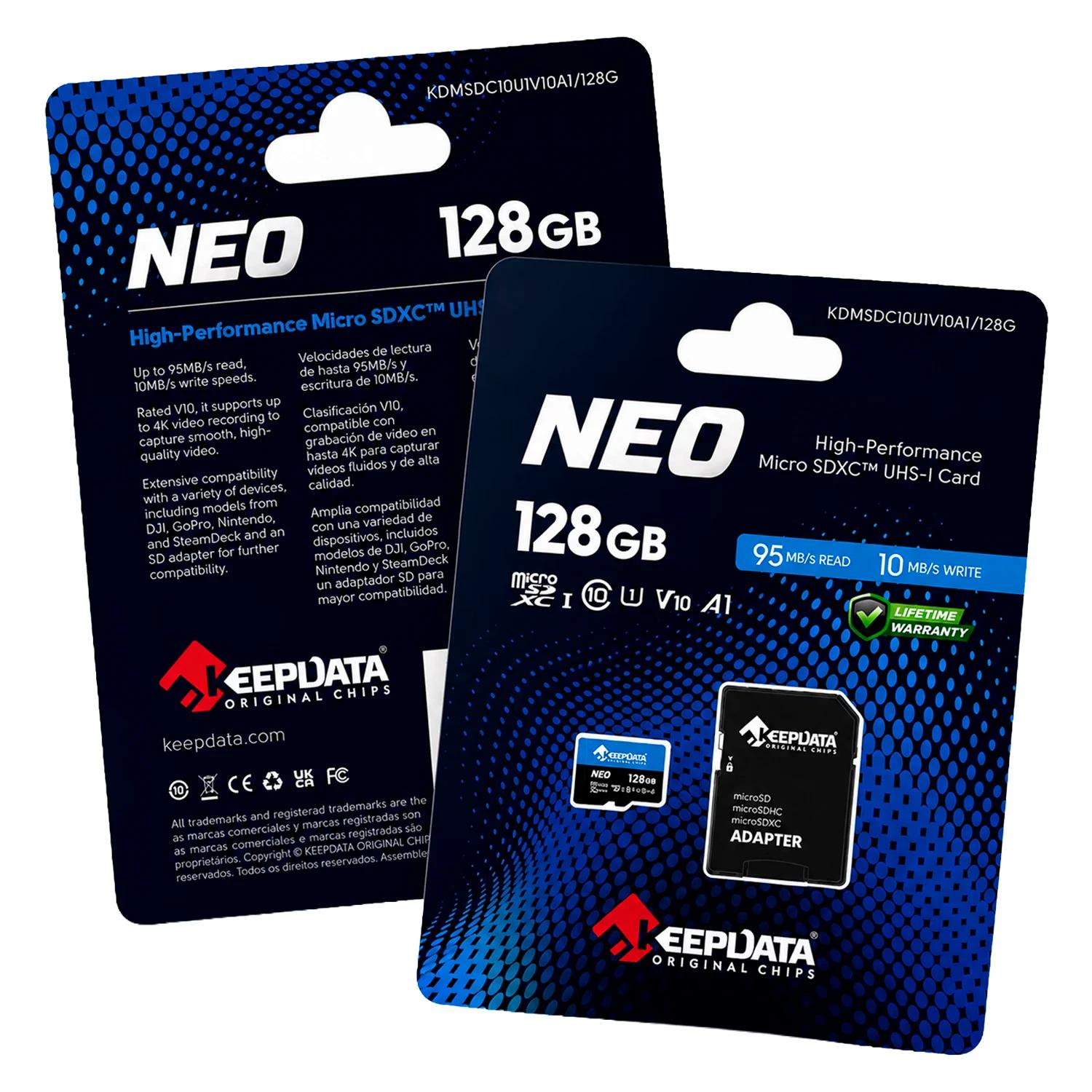 Tarjeta De Memoria Micro Sd Keepdata Neo 128gb 95mb/s - Kdmsdc10u1v10a1-128g - Imagen 3