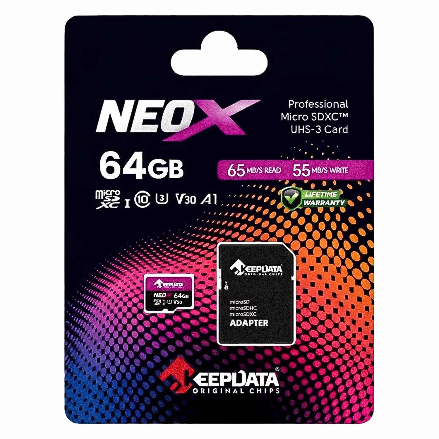 Tarjeta De Memoria Micro Sd Keepdata Neo X 64gb 95mb/s - Kdmsdc10u3v30a1/64g - Imagen 4