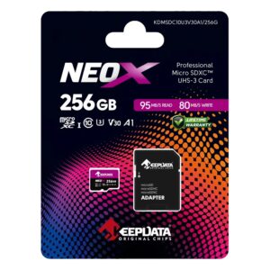 Tarjeta De Memoria Micro Sd Keepdata Neo X 256gb 95mbs - Kdmsdc10u3v30a1/256 - Imagen 4