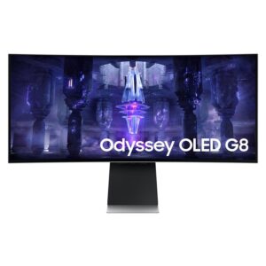 Monitor Gamer Samsung Odyssey Oled G8 Ls34bg850snxza 34" Uwqhd Curvo 175hz Oled - Negro