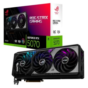 Tarjeta De Video Asus Rog Strix Oc Edition Vidia Geforce Rtx-5070 12gb Gddr7 - Rog-strix-rtx5070-o12g-gaming