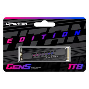 Ssd M.2 Up Gamer Titan Edition 1tb Nvme Pcie Gen5 - Imagen 2