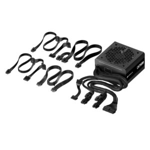 Fuente De Poder Corsair Cx750m Cp-9020311-br Atx 750w 80 Plus Bonze Seni Modular Bivolt - Negro - Imagen 3